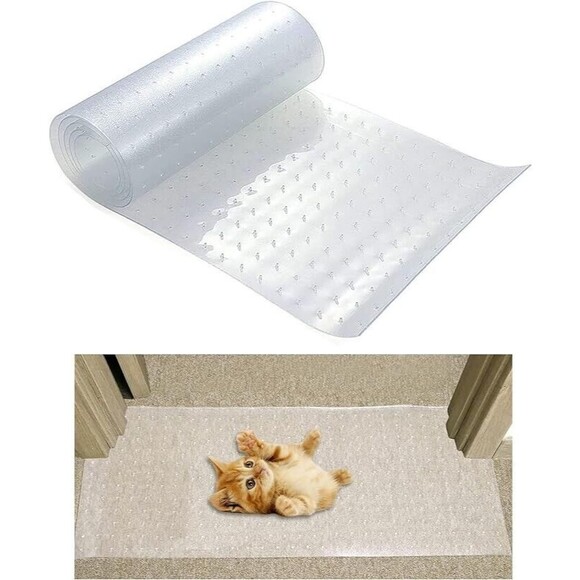 BNOSDM 10.5Ft Cat Scratch Carpet Protector Prevent Carpets Rugs from Scratching